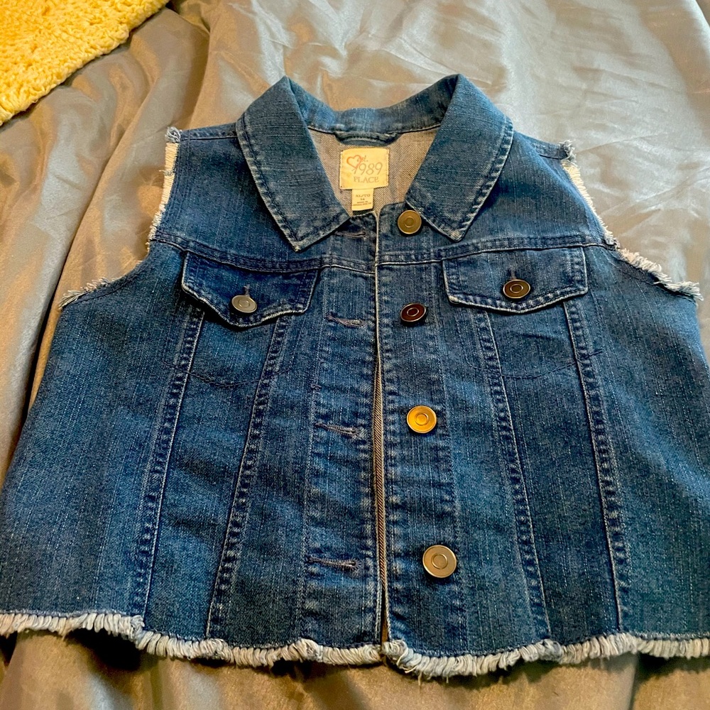 Girls Demin vest